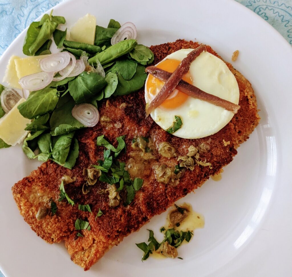 Schnitzel a la Holstein - Retro Food For Modern Times