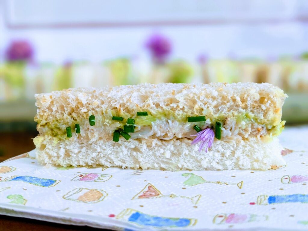 Avocado and Crab Finger Sandwiches Retro Food For Modern Times
